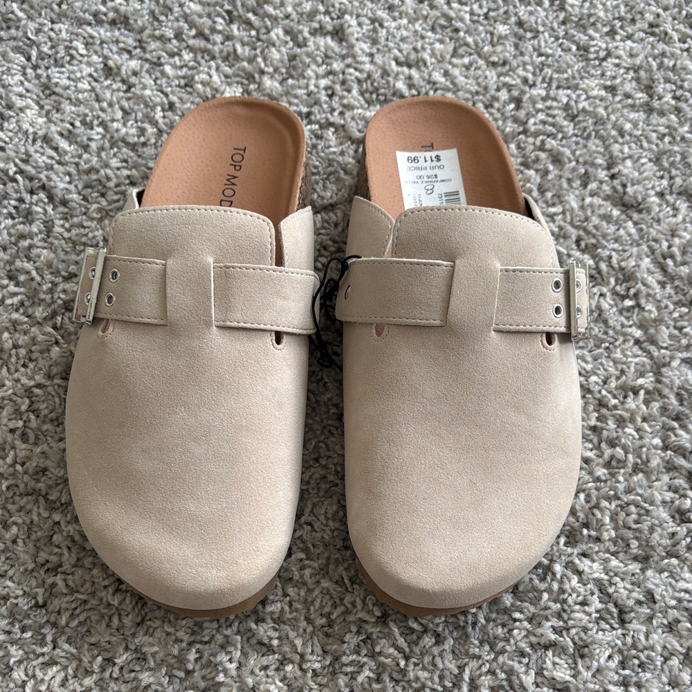 TOP Moda Beige Mules